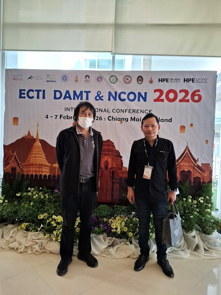 เก็บตกภาพบรรยากาศเวทีสากล สู่ความภาคภูมิใจของนักวิจัยรุ่นใหม่ ที่ได้เข้าร่วมนำเสนอผลงานวิจัยในเวทีนานาชาติ ในการประชุมวิชาการ ECTI DAMT & NCON 2026