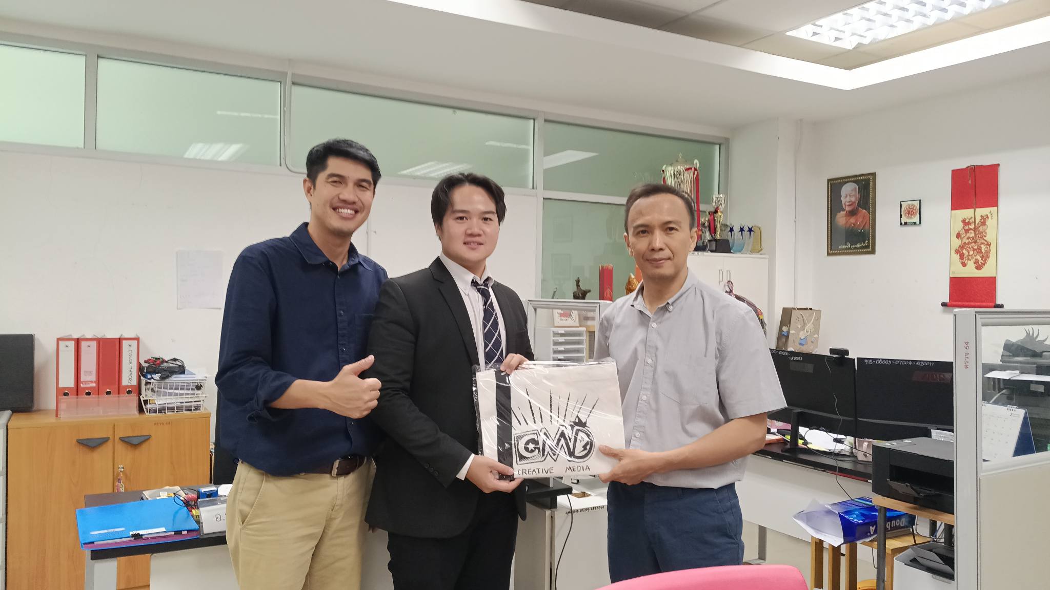 ภาควิชาสื่อนฤมิต คณะวิทยาการสารสนเทศ จัดกิจกรรมสร้างเครือข่ายศิษย์เก่าสื่อนฤมิตสัมพันธ์ ภายใต้หัวข้อ “เทคโนโลยีสมัยใหม่และการจ้างงานในอุตสาหกรรมแอนิเมชัน เกม และภาพยนตร์ดิจิทัล”