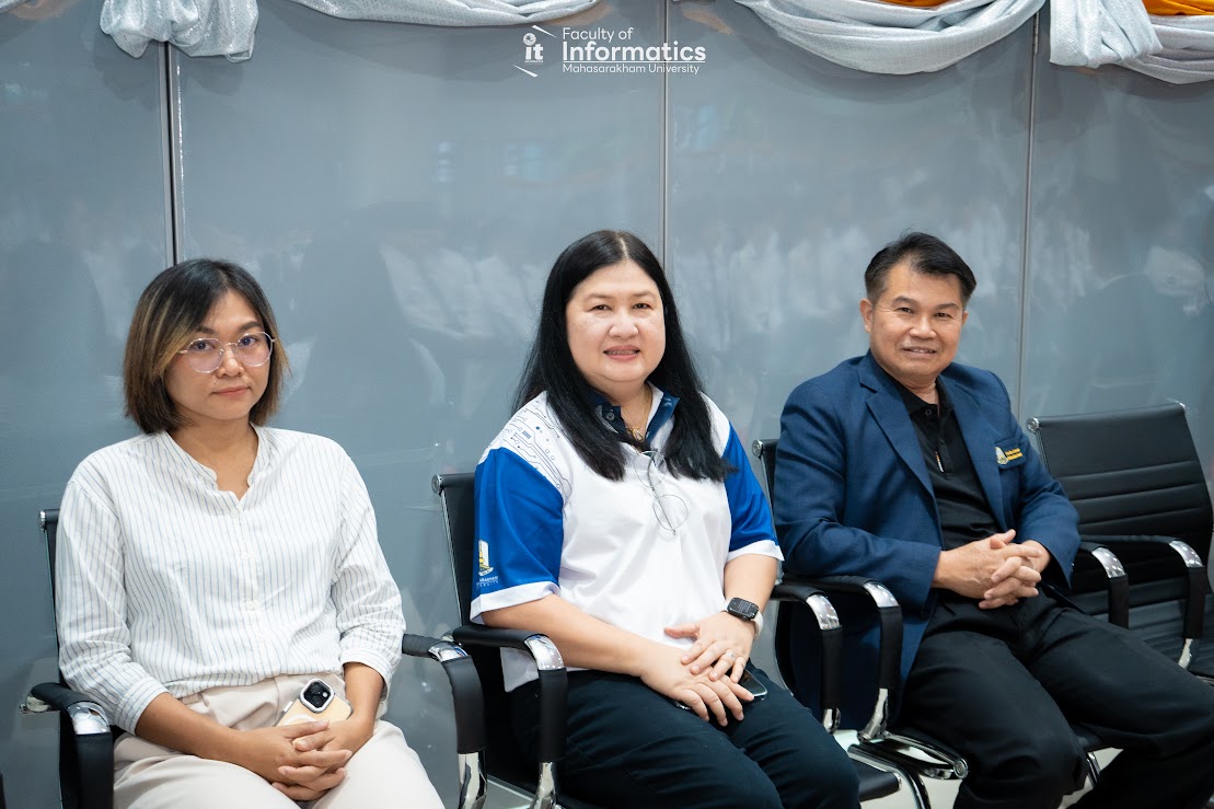 คณะวิทยาการสารสนเทศ ขอแสดงความยินดีกับบัณฑิต มหาบัณฑิต และดุษฎีบัณฑิต ในพิธีซ้อมรับพระราชทานปริญญาบัตร ประจำปีการศึกษา 2567