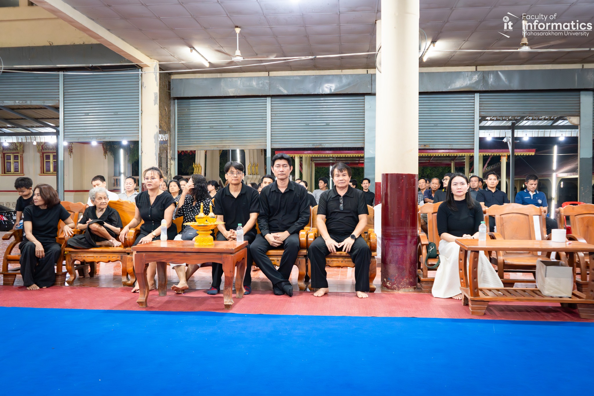  คณะวิทยาการสารสนเทศ ร่วมพิธีสวดพระอภิธรรม นายเฉลียง คุ้มมะณี  ซึ่งเป็นบิดาของ รองศาสตราจารย์ ดร.สุชาติ คุ้มมะณี อาจารย์ประจำภาควิชาวิทยาการคอมพิวเตอร์