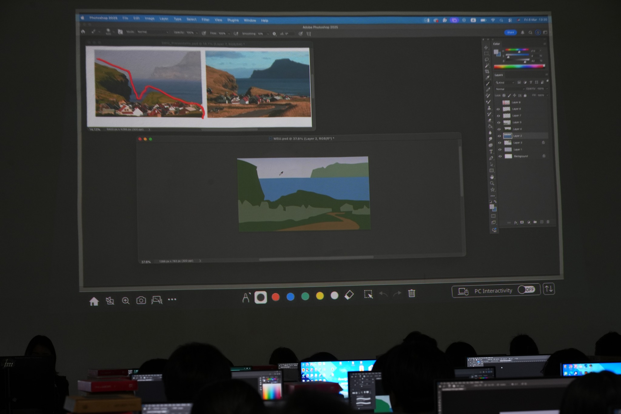 โครงการ “เสริมสร้างศักยภาพนิสิตด้านการพัฒนาแนวคิดการออกแบบภาพรวมสำหรับงานแอนิเมชัน (Visual Development)”